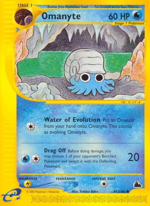 Omanyte #41 Pokemon Skyridge