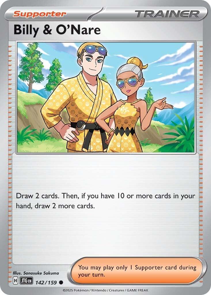 Billy & O'Nare #142 Pokemon Journey Together