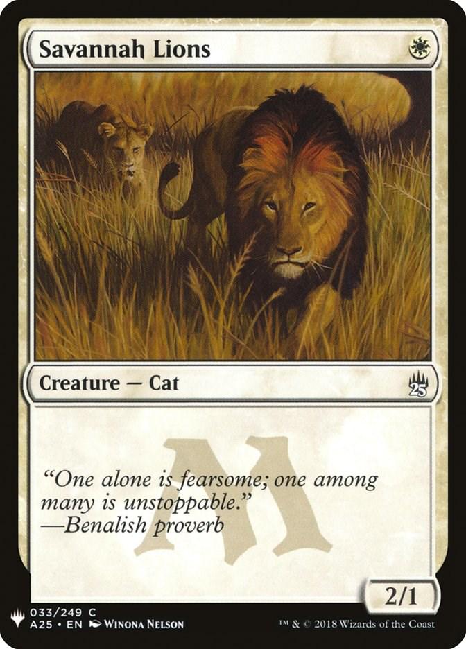 Savannah Lions #33 Magic The List Reprints