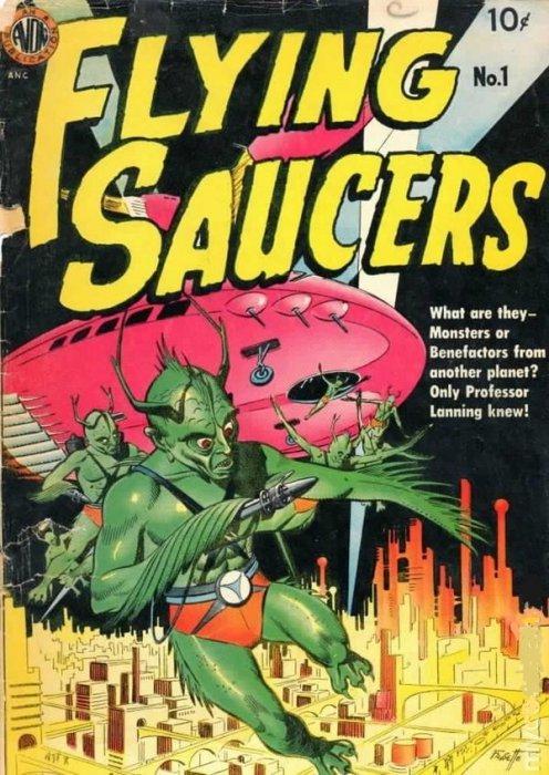 Flying Saucers #1 (1950) Comic Books Flying Saucers