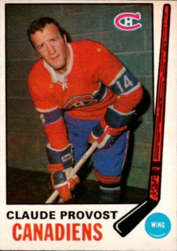 Claude Provost #167 Hockey Cards 1969 O-Pee-Chee