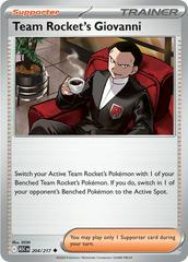 Team Rocket's Giovanni #204 Pokemon Ascended Heroes Prices