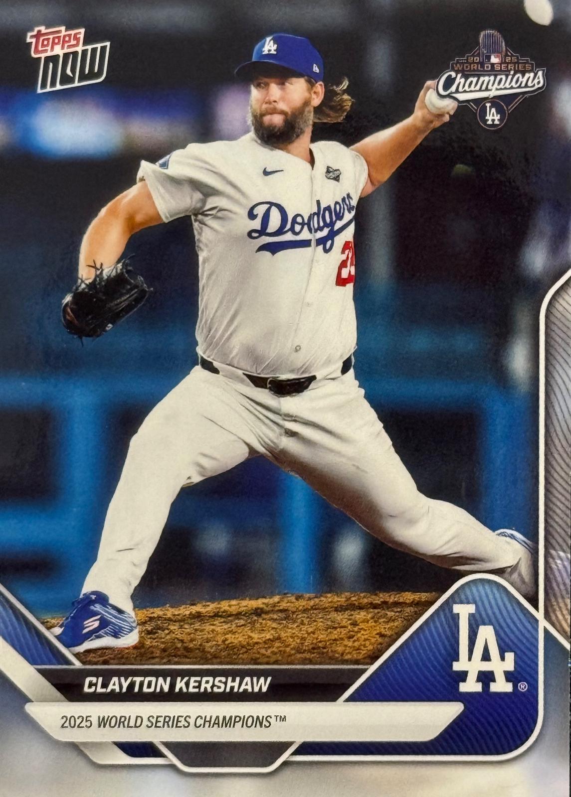 Clayton Kershaw #WS-13 Prices | 2025 Topps Now World Series