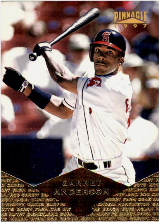 Garrett Anderson #2 Baseball Cards 1997 Pinnacle