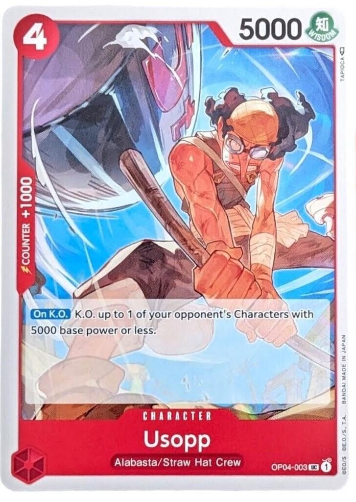 Usopp OP04-003 One Piece Kingdoms of Intrigue