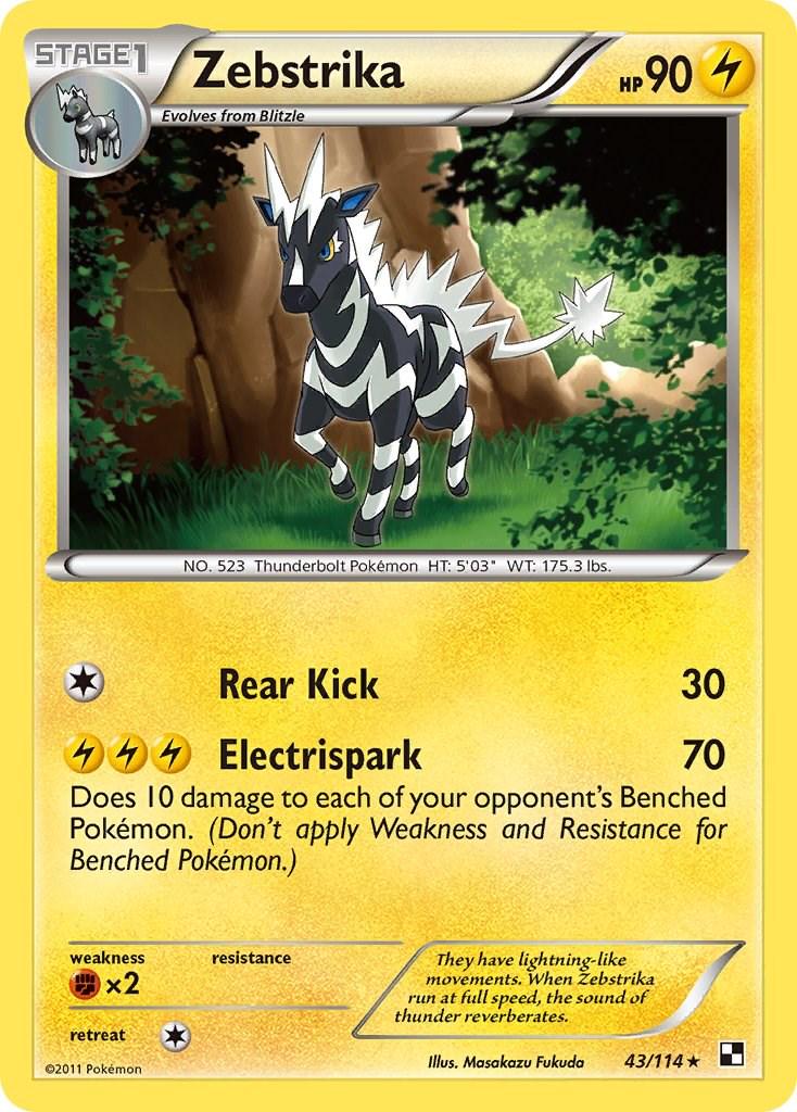 Zebstrika #43 Pokemon Black & White