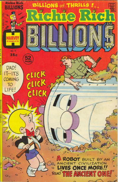 Richie Rich Billions #5 (1975) Comic Books Richie Rich Billions