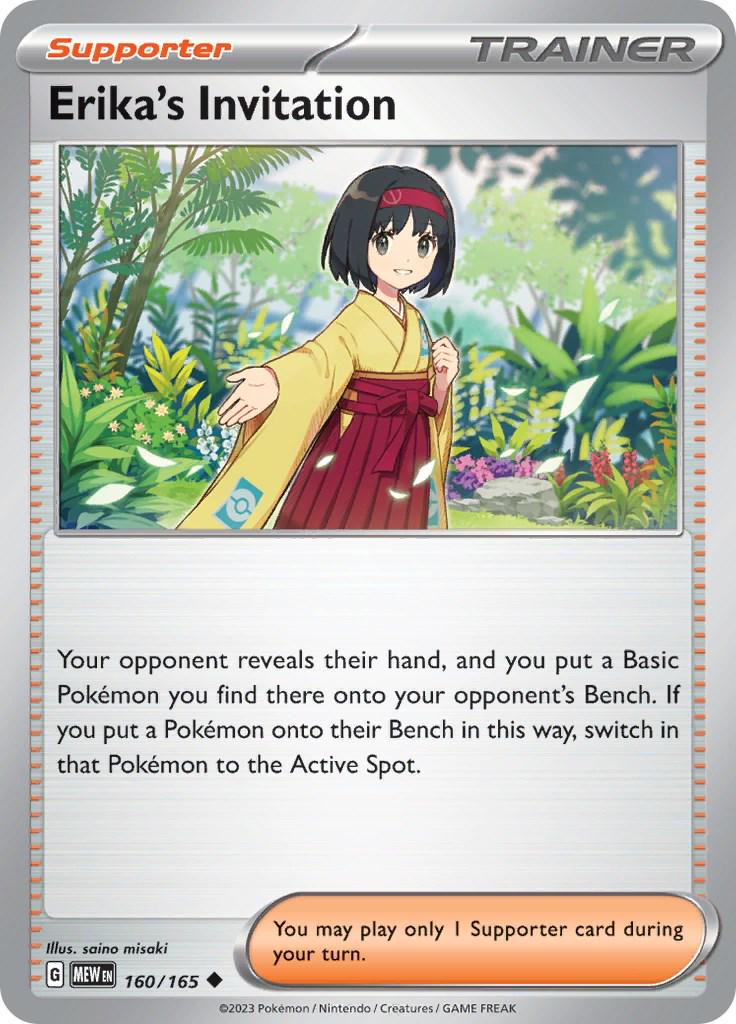 Erika's Invitation #160 Pokemon Scarlet & Violet 151