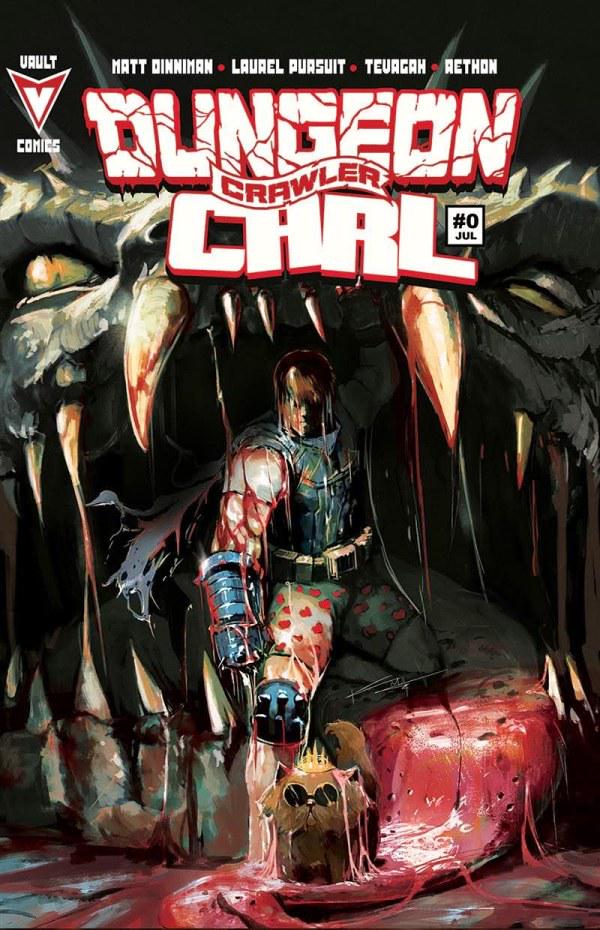 Dungeon Crawler Carl comic cover S-068 - 7 Ate 9 / Comic Mint exclusive (Trade dress)