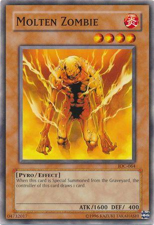 Molten Zombie IOC-064 YuGiOh Invasion of Chaos