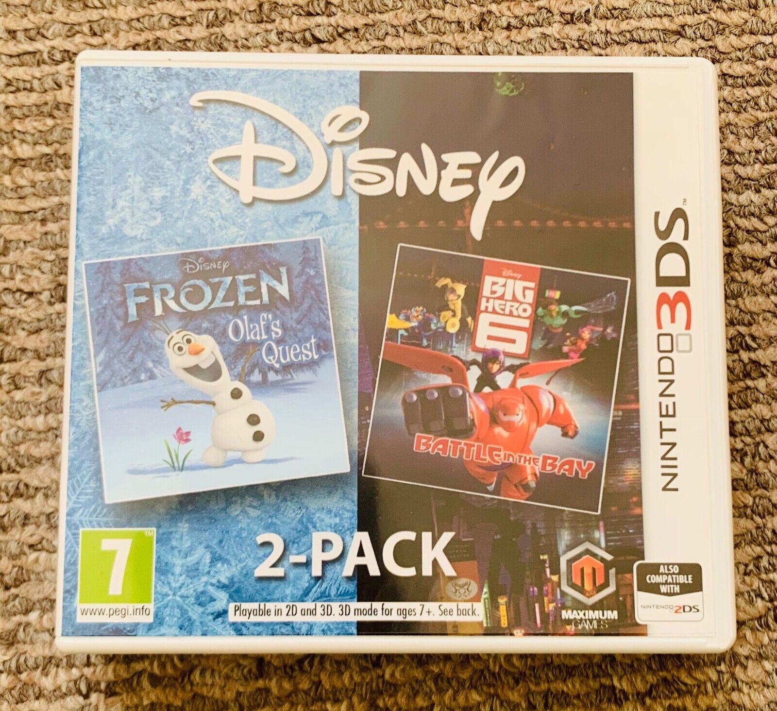 Disney Frozen + Big Hero 6 2-Pack PAL Nintendo 3DS