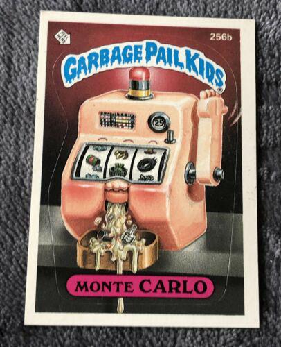 MONTE Carlo #256b 1987 Garbage Pail Kids