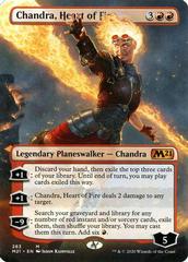 Chandra, Heart of Fire [Extended Art Foil] #283 Magic Core Set 2021 Prices