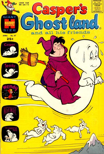 Casper's Ghostland #47 (1969) Comic Books Casper's Ghostland