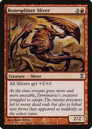 Bonesplitter Sliver #149 Magic Time Spiral