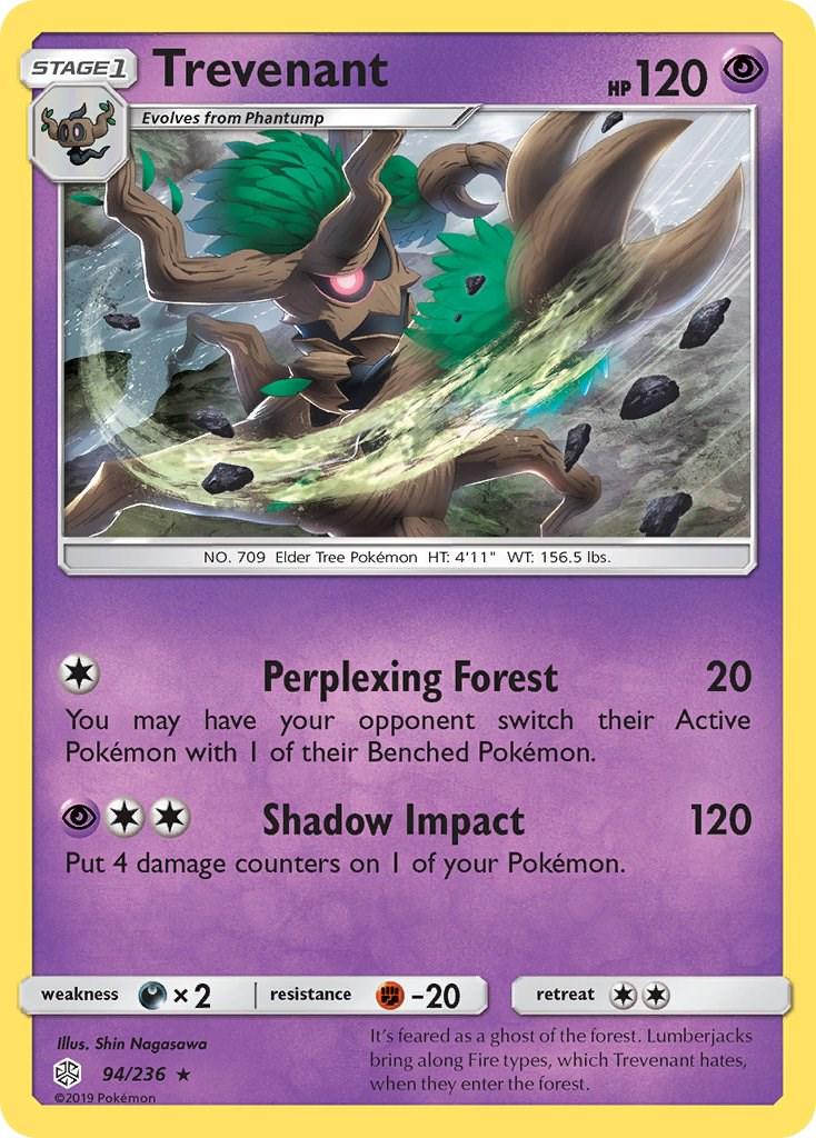 Trevenant #94 Pokemon Cosmic Eclipse