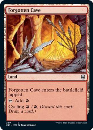 Forgotten Cave Magic Commander 2021