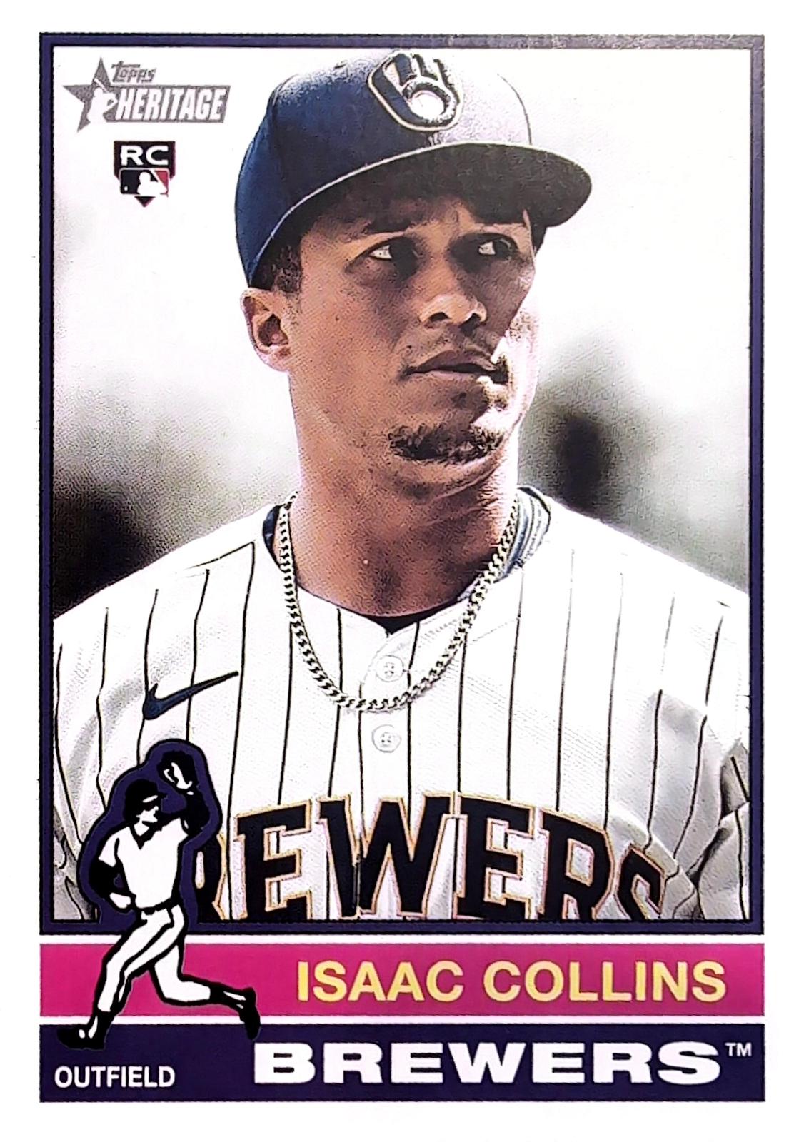 Isaac Collins #78 Baseball Cards 2025 Topps Heritage