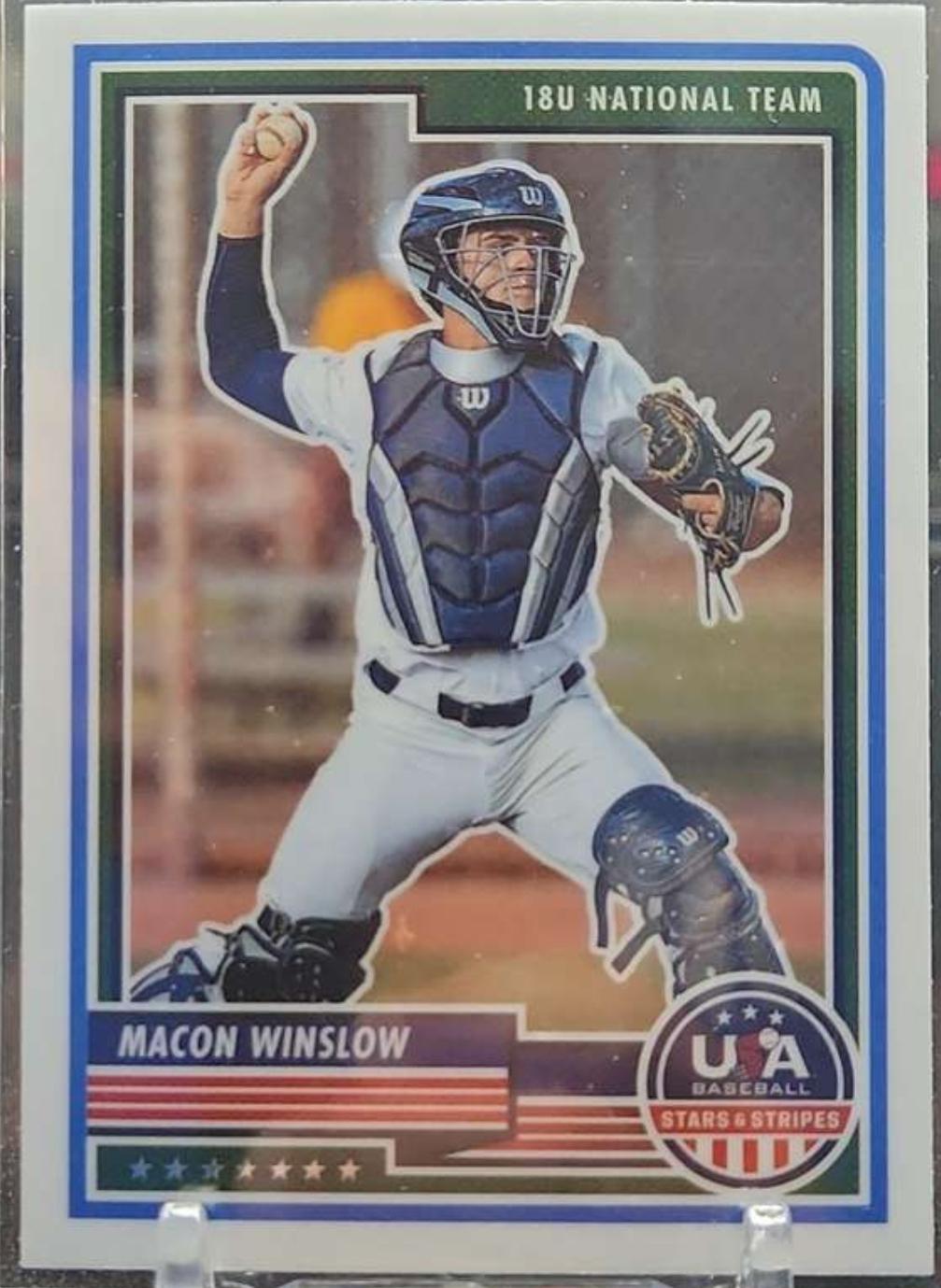 Macon Winslow #19 2023 Panini Stars & Stripes USA Baseball