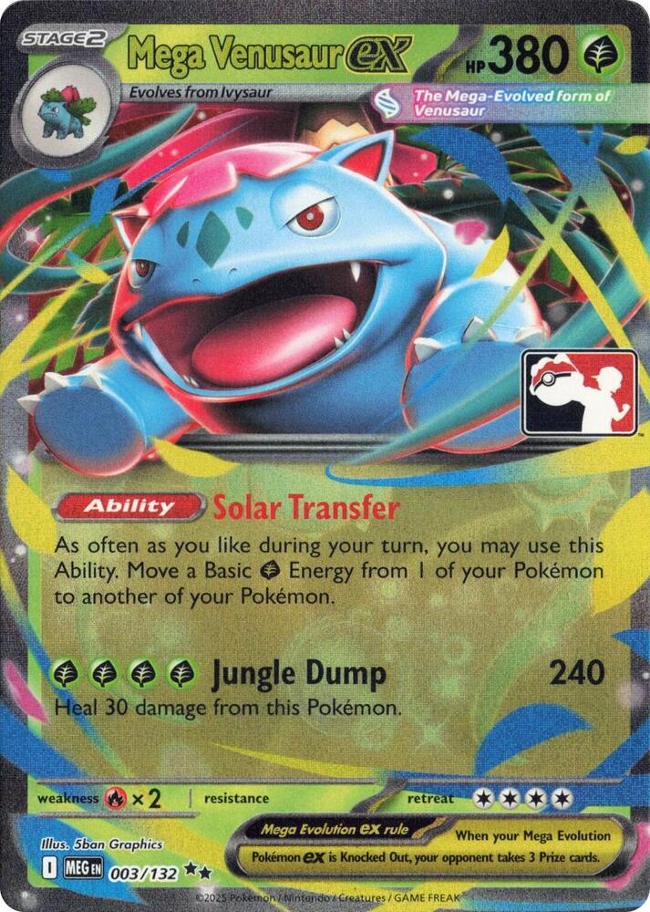 Mega Venusaur Ex [Prize Pack]