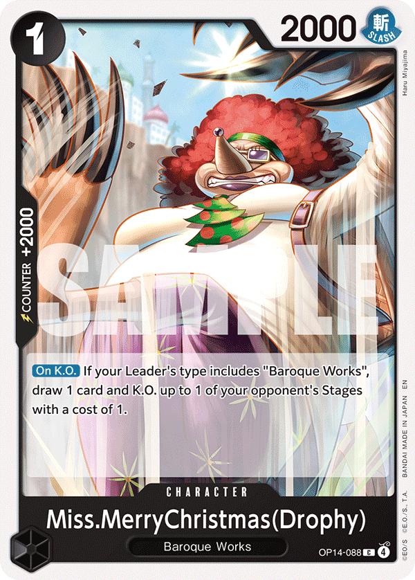 Miss.MerryChristmas Drophy OP14-088 Prices | One Piece Azure Sea's