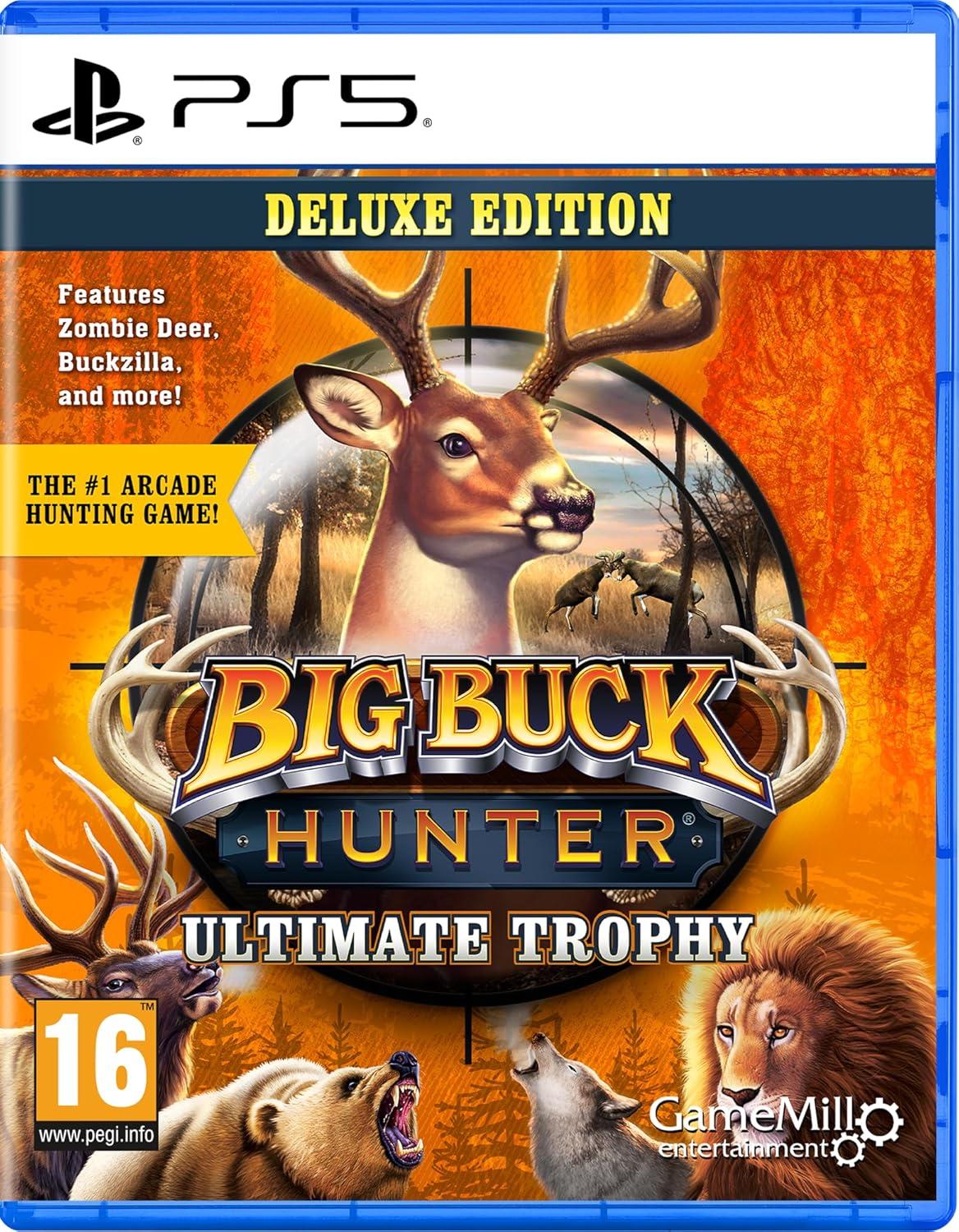 Carátula de Big Buck Hunter: Ultimate Trophy Deluxe Edition para PS5 (edición PAL España)
