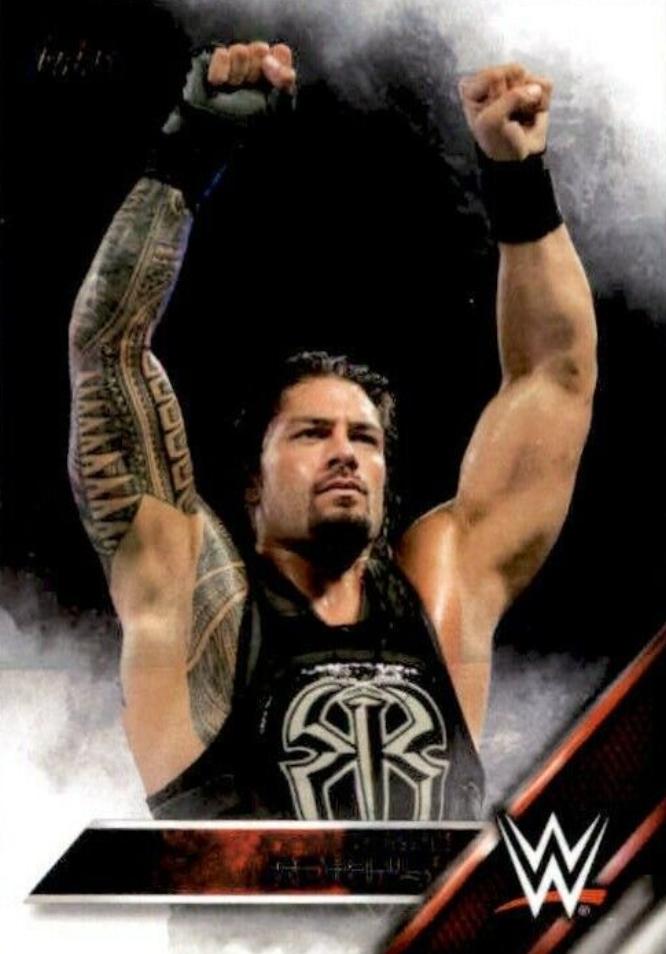 Roman Reigns #138 Wrestling Cards 2016 Topps WWE Then Now Forever