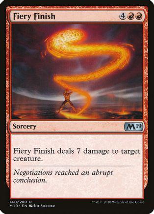 Fiery Finish Magic Core Set 2019