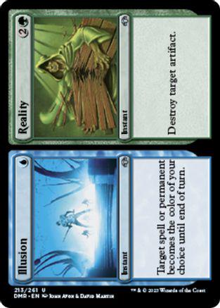 Illusion // Reality #213 Magic Dominaria Remastered