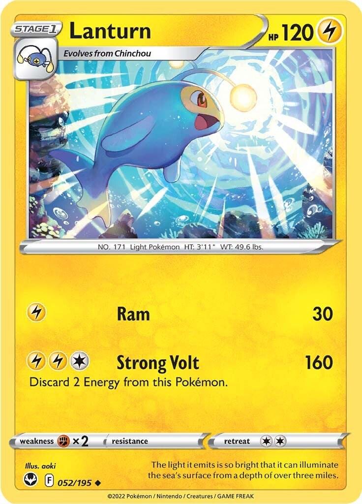 Lanturn #52 Pokemon Silver Tempest