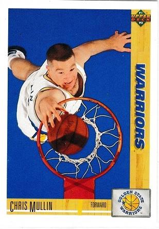 Chris Mullin #245 Basketball Cards 1991 Upper Deck