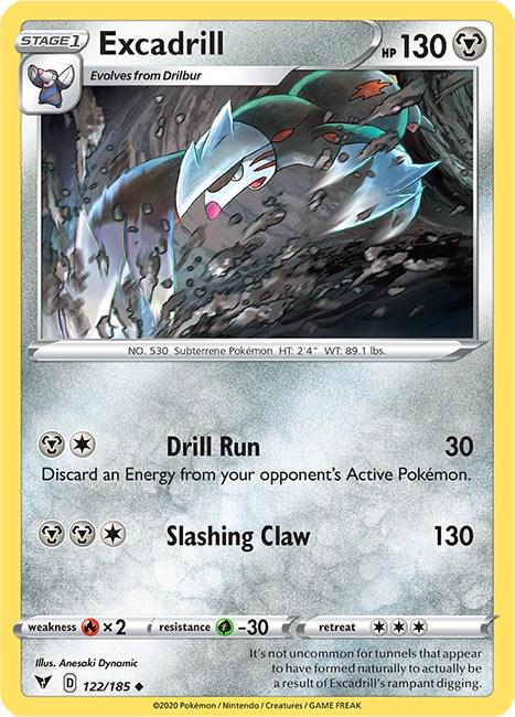 Excadrill #122 Pokemon Vivid Voltage