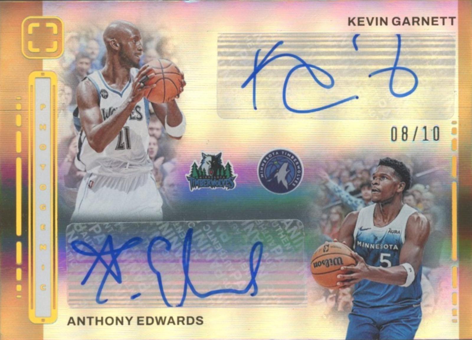 Anthony Edwards / Kevin Garnett [Gold] #DAU-KAM
