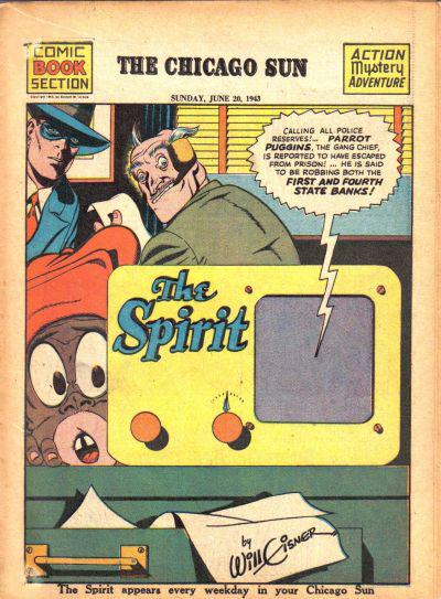 Spirit #6/20/1943 (1943) Comic Books Spirit