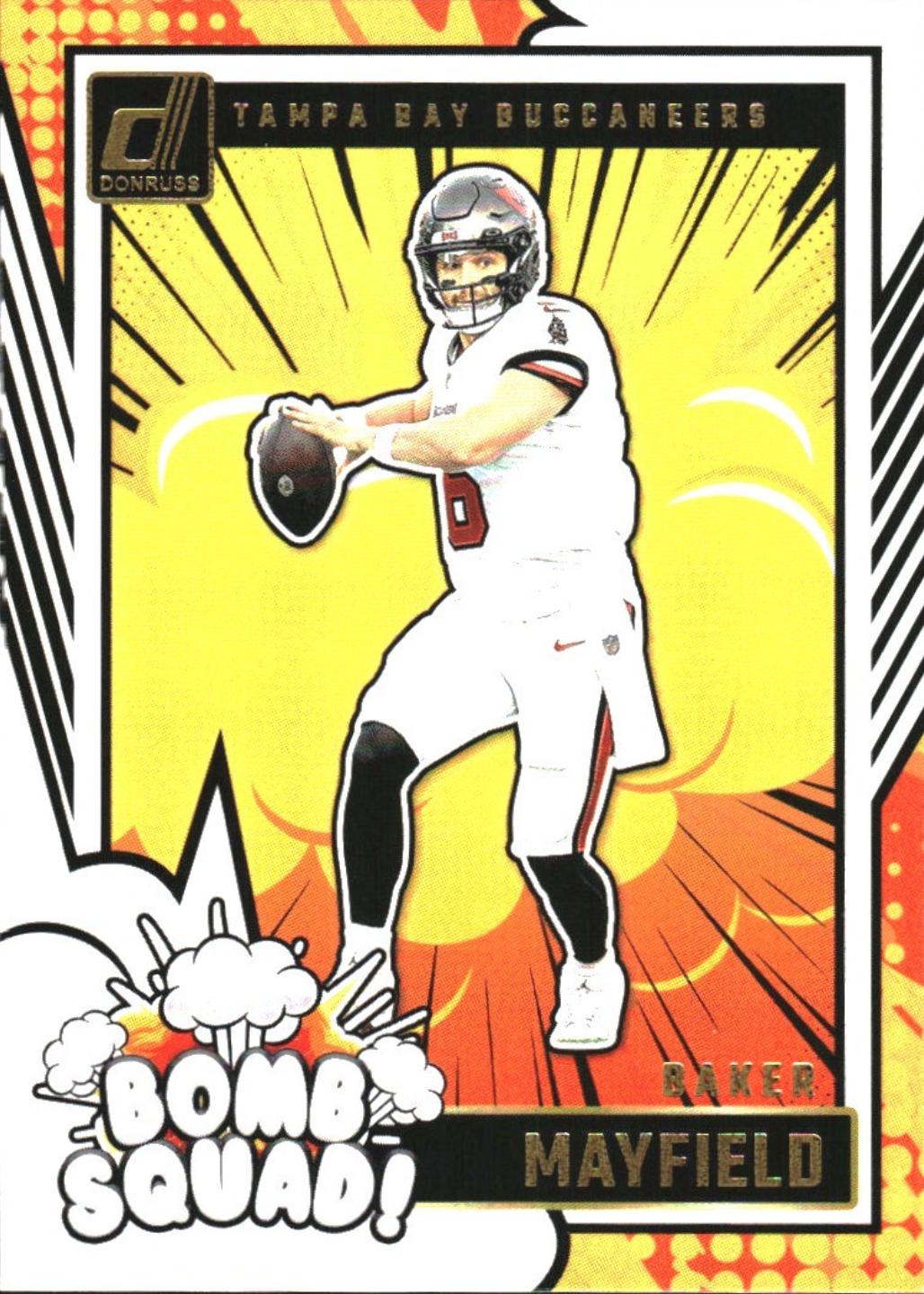 Baker Mayfield #14 Football Cards 2024 Panini Donruss Bomb Squad