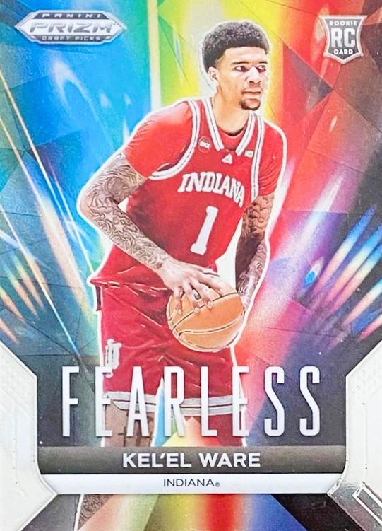 Kel'el Ware #9 Basketball Cards 2024 Prizm Draft Picks Fearless