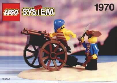 Pirate's Gun Cart #1970 LEGO Pirates