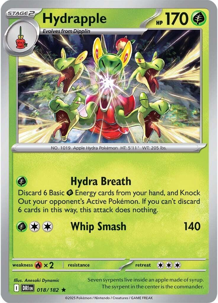 Hydrapple #18 Pokemon Destined Rivals
