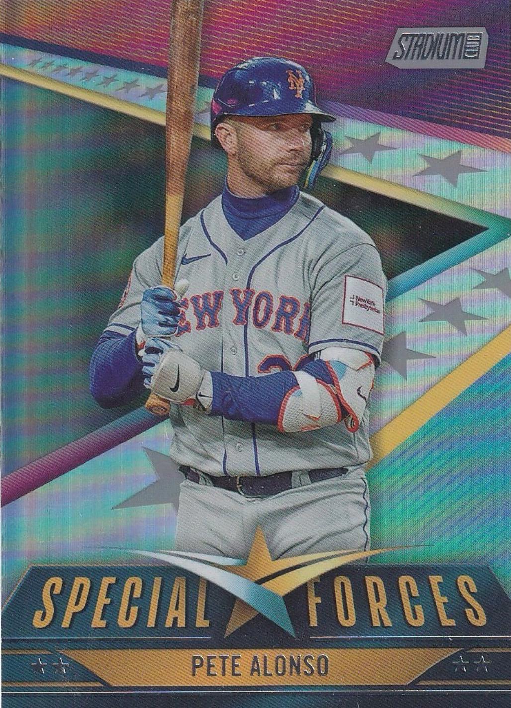 Pete Alonso #SF-16 Baseball Cards 2024 Topps Stadium Club Special Forces