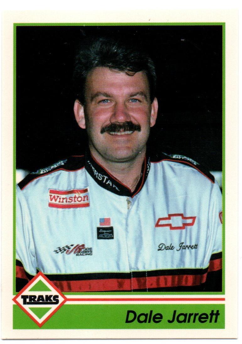 Dale Jarrett #18 Racing Cards 1992 Traks NASCAR