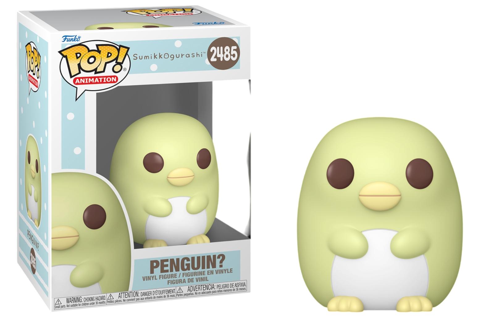 Penguin #2485 Sumikko Gurashi Funko Pop box and figure