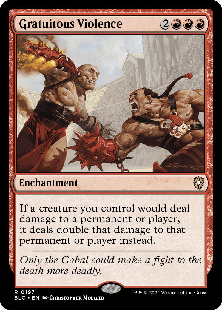 Gratuitous Violence (Magic Bloomburrow Commander)