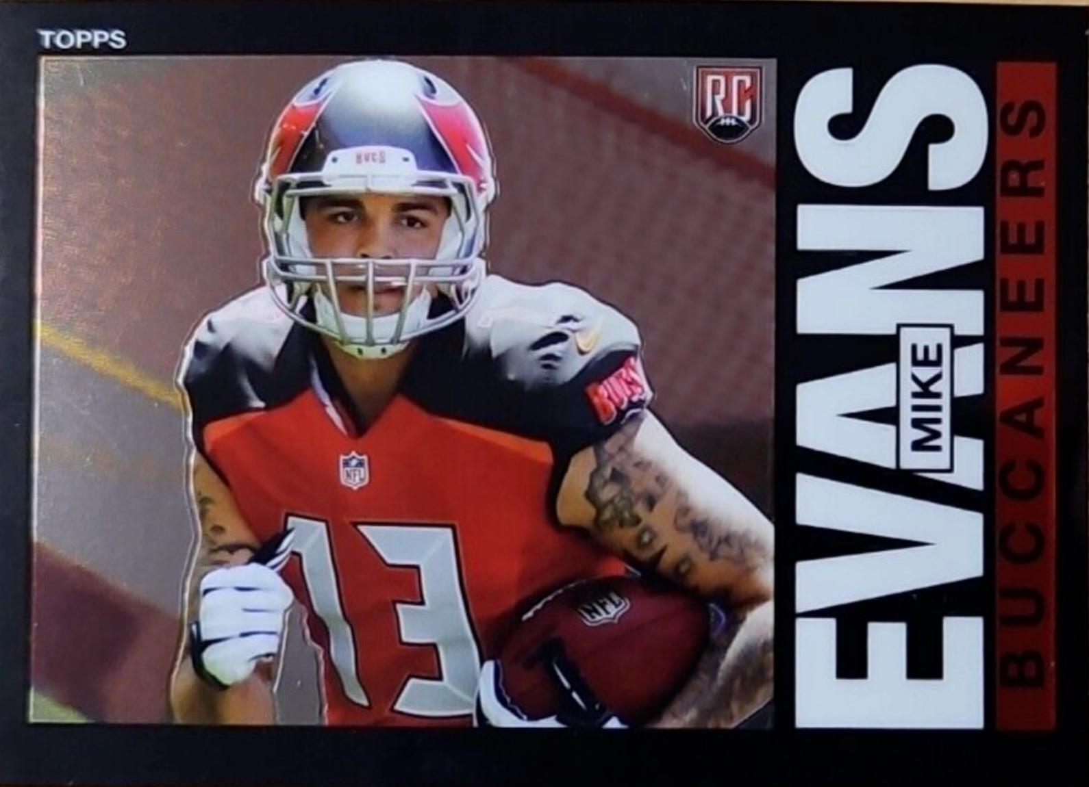 Mike Evans #12 Football Cards 2014 Topps Chrome 1985