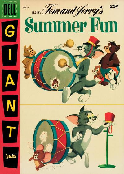 Tom & Jerry's Summer Fun #4 (1957) Comic Books Tom & Jerry's Summer Fun