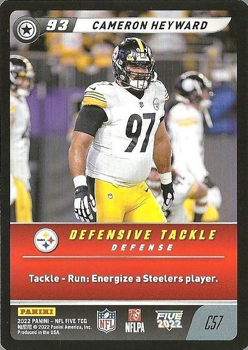 Cameron Heyward #C57 2022 Panini NFL Five