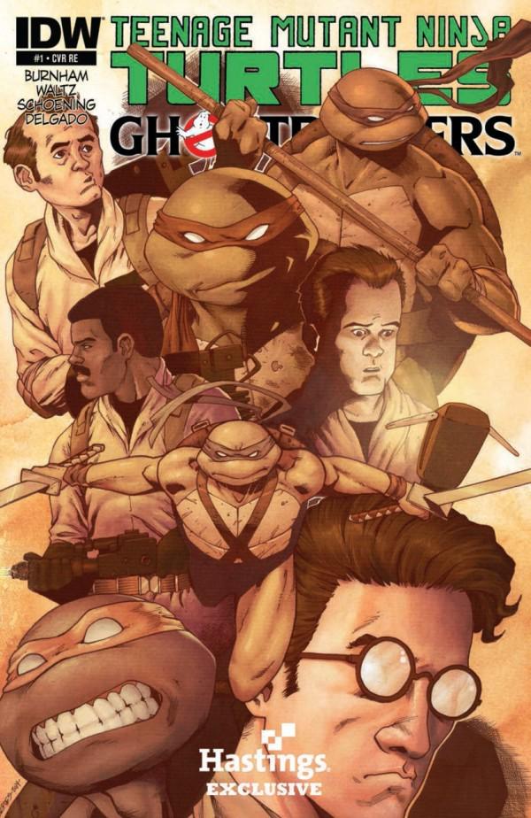 Teenage Mutant Ninja Turtles / Ghostbusters [Hastings #1 (2014) Comic Books Teenage Mutant Ninja Turtles / Ghostbusters