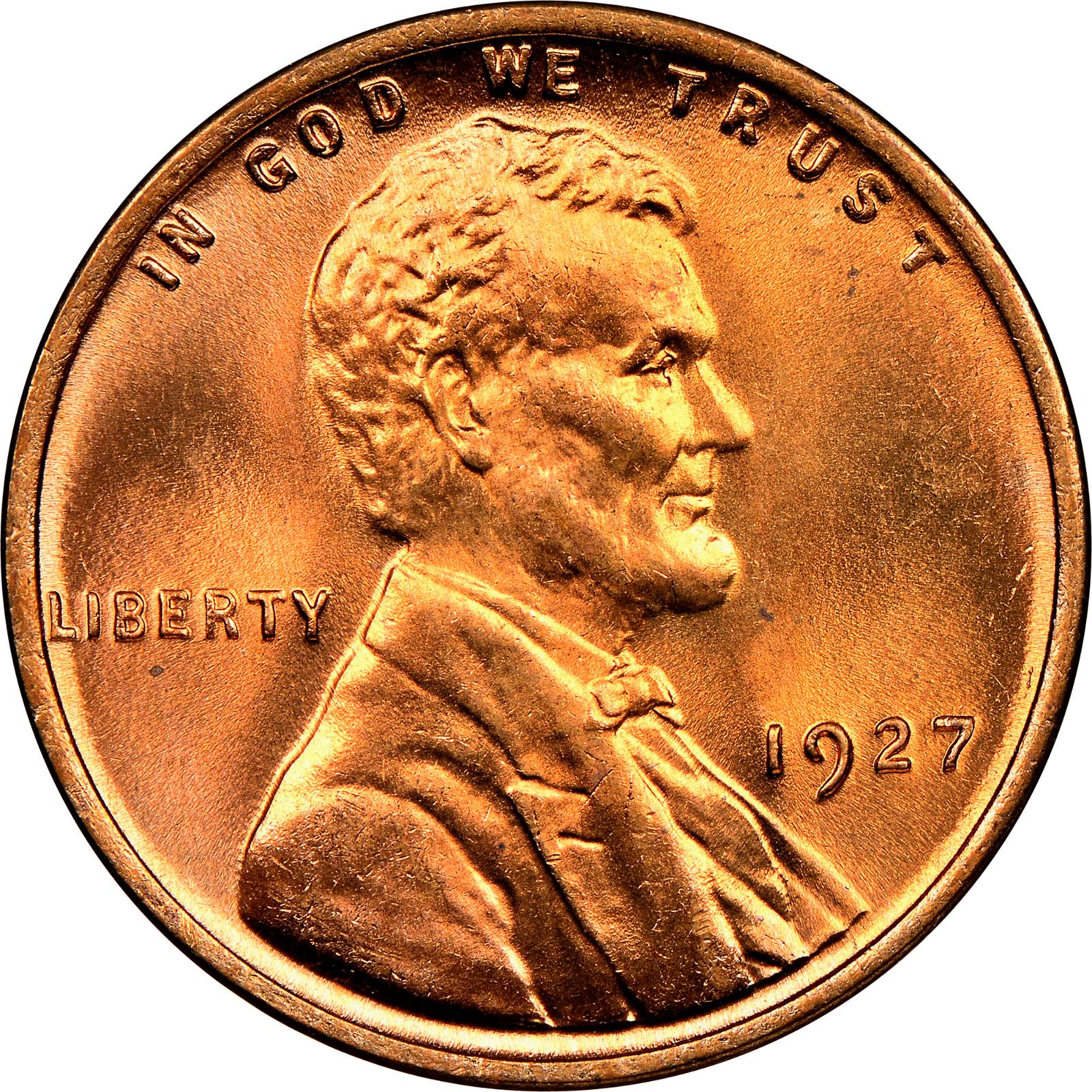 1927 Coins Lincoln Wheat Penny