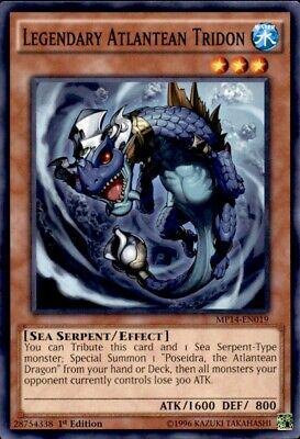 Legendary Atlantean Tridon MP14-EN019 YuGiOh 2014 Mega-Tin Mega Pack