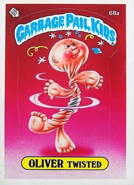 OLIVER Twisted #68a 1985 Garbage Pail Kids