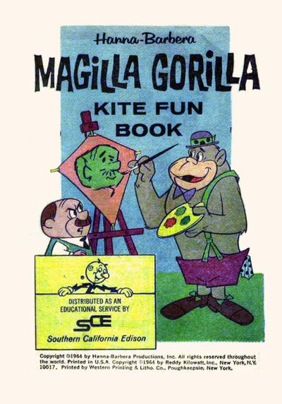Magilla Gorilla (1964) Comic Books Kite Fun Book